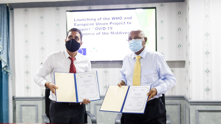 EU and WHO Join Hands to Mitigate Impacts of COVID-19 in Maldives
