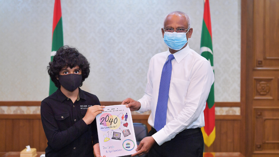 President Presented with Children’s Publications by the Ugail Foundation
