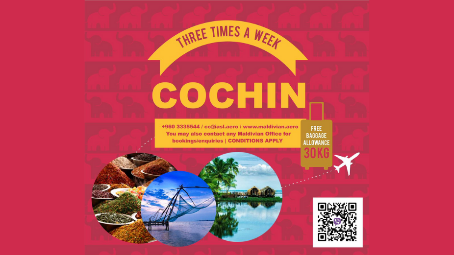 Maldivian to Restart Flights Back to Cochin!
